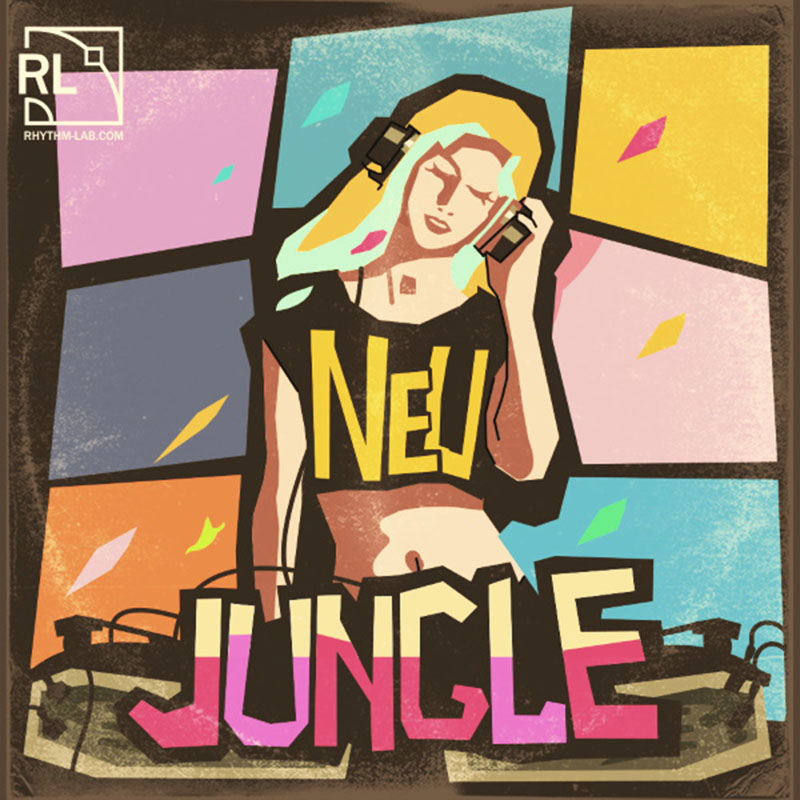 Rhythm Lab - Neu Jungle Sample Packs Software GUI Artwork