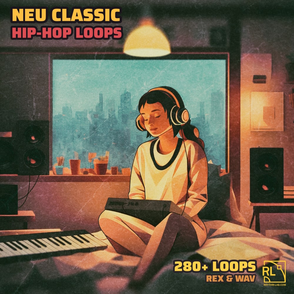 Rhythm Lab - Neu Classic Hip-Hop Loops Sample Packs Software GUI Artwork