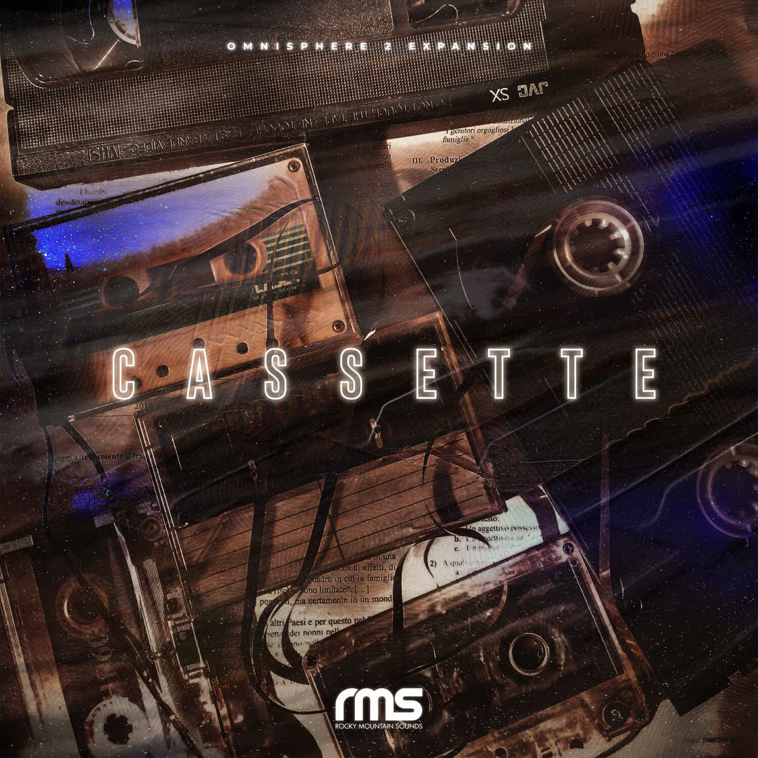Rocky Mountain Sounds - Cassette - Omnisphere 2 Presets Software GUI Artwork