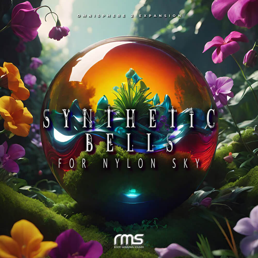 Rocky Mountain Sounds - Synthetic Bells for Nylon Sky Presets Software GUI Artwork