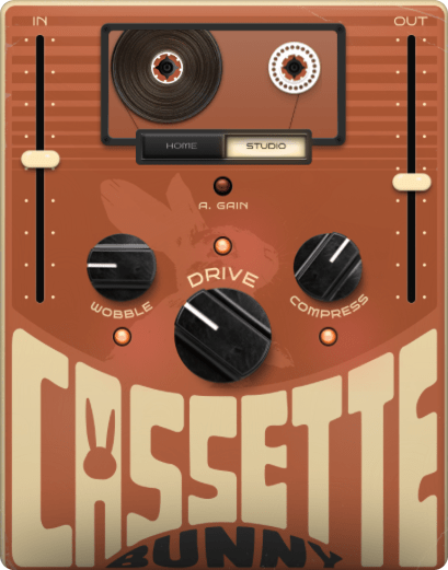 Safari Audio - Cassette Bunny Plugins & FX Software GUI Artwork
