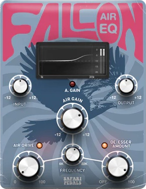 Safari Audio - Falcon Air EQ Plugins & FX Software GUI Artwork