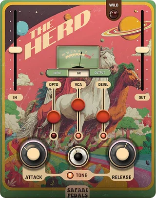Safari Audio - The Herd Plugins & FX Software GUI Artwork