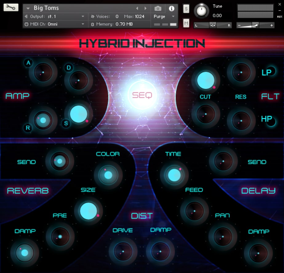 SampleCraft - Hybrid Injection Kontakt Instruments Software GUI Artwork
