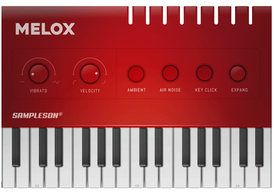 Sampleson - Melox Pro Plugins & FX Software GUI Artwork