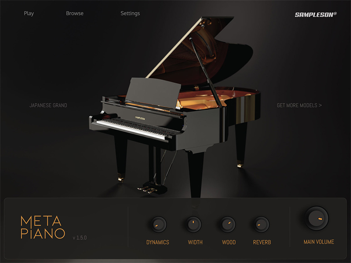 Sampleson - Metapiano Plugins & FX Software GUI Artwork