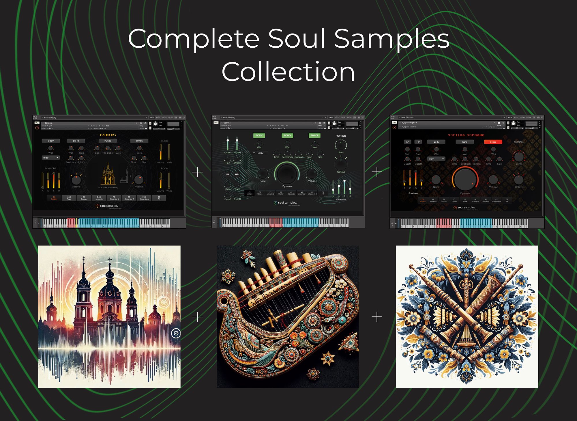 Soul Samples - Complete Soul Samples Collection Kontakt Instruments Software GUI Artwork