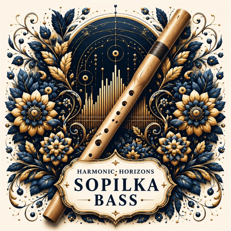 Soul Samples - Harmonic Horizons: Sopilka Bass Sample Packs Software GUI Artwork
