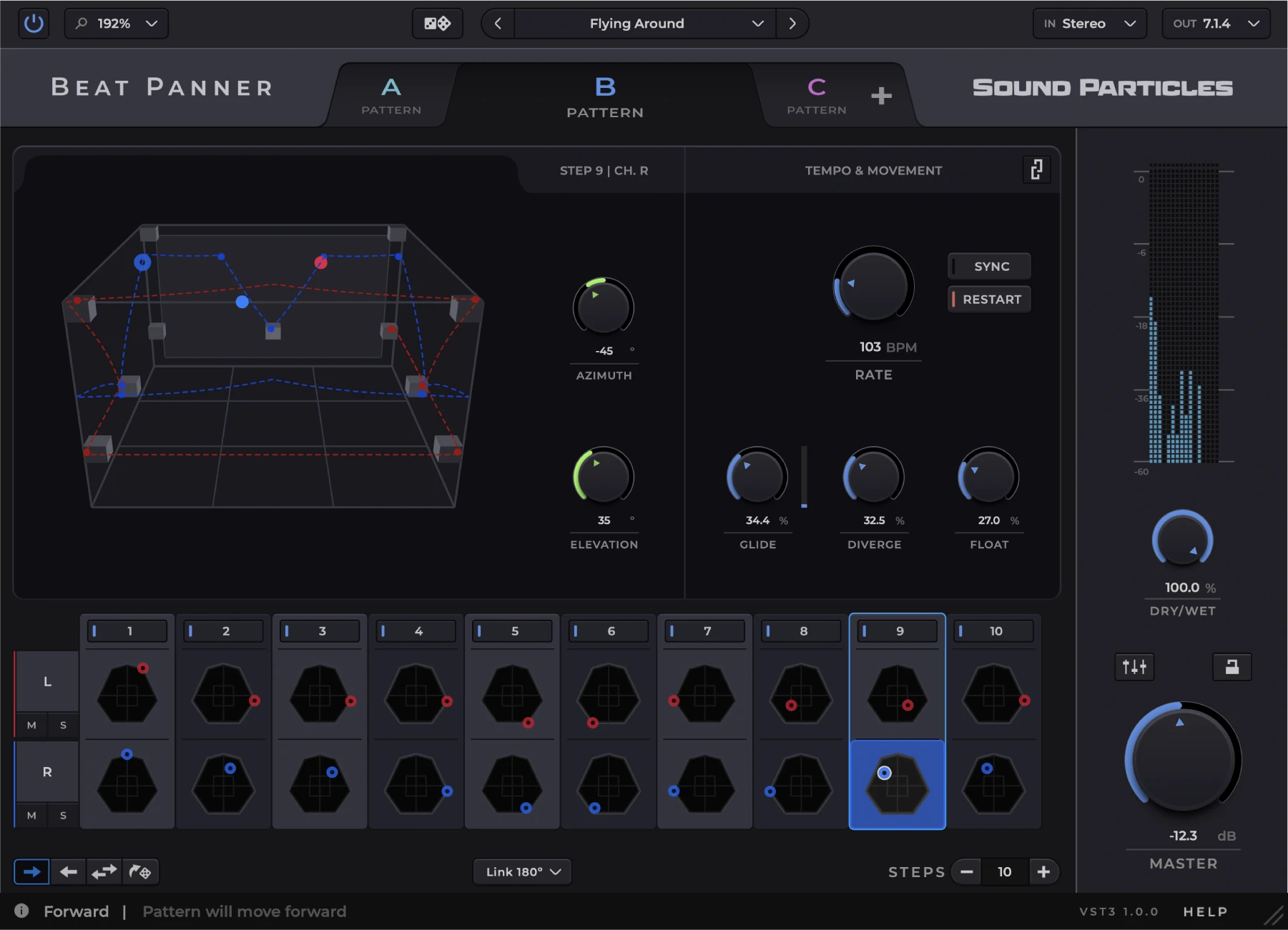 Sound Particles - Beat Panner Screenshot 2