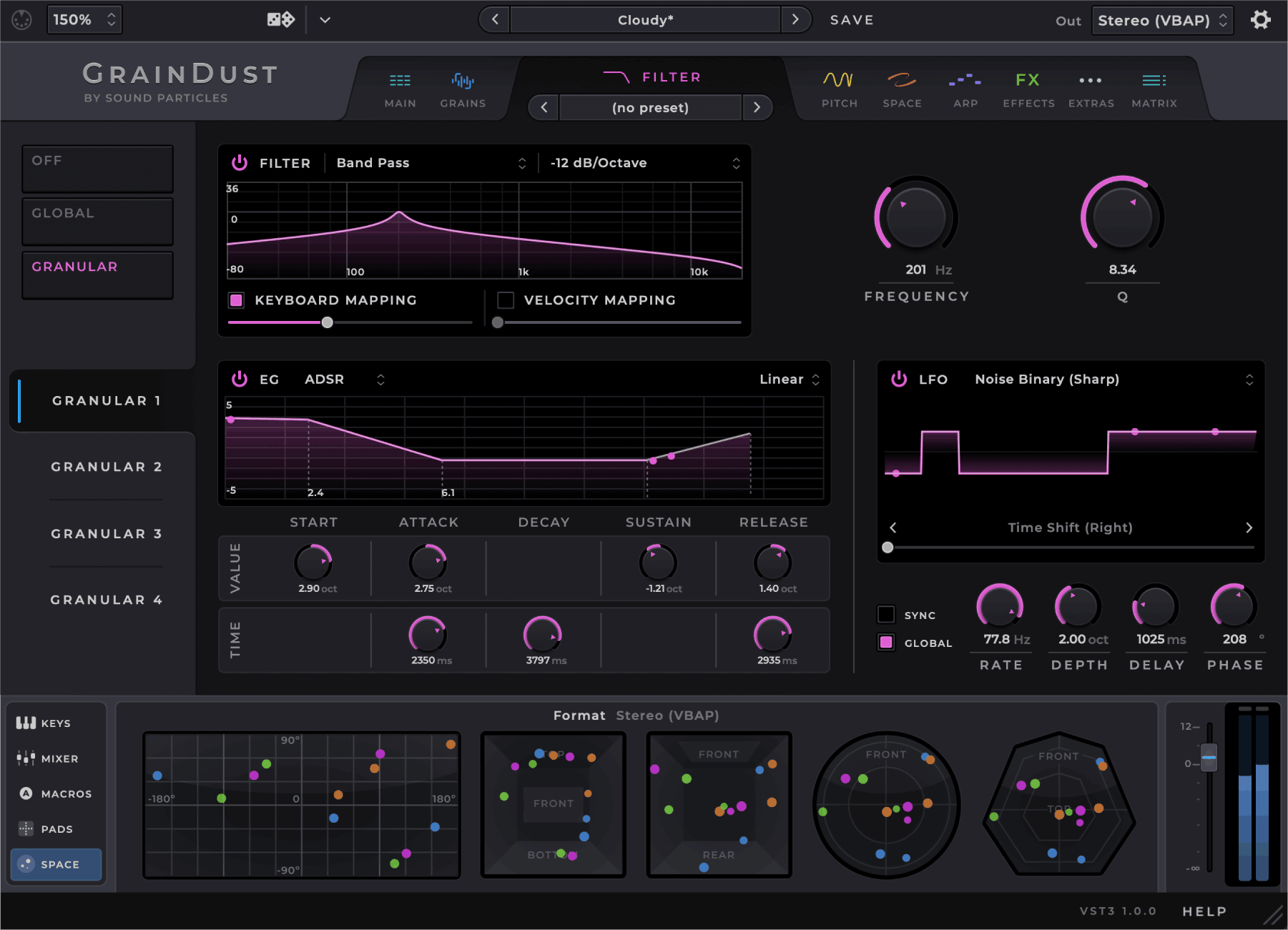 Sound Particles - GrainDust Screenshot 4