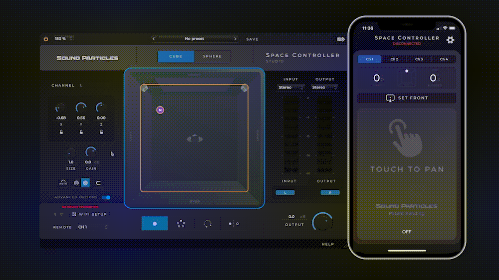 Sound Particles - Space Controller - Standard - Communication