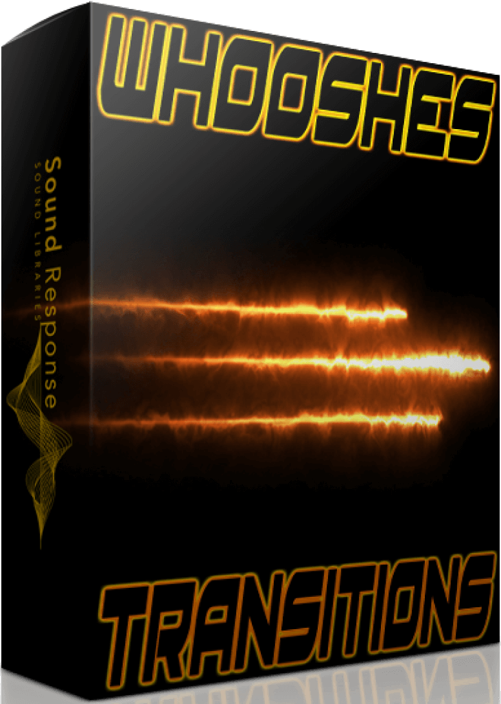 Sound Response - Whooshes & Transitions Sample Packs Software GUI Artwork