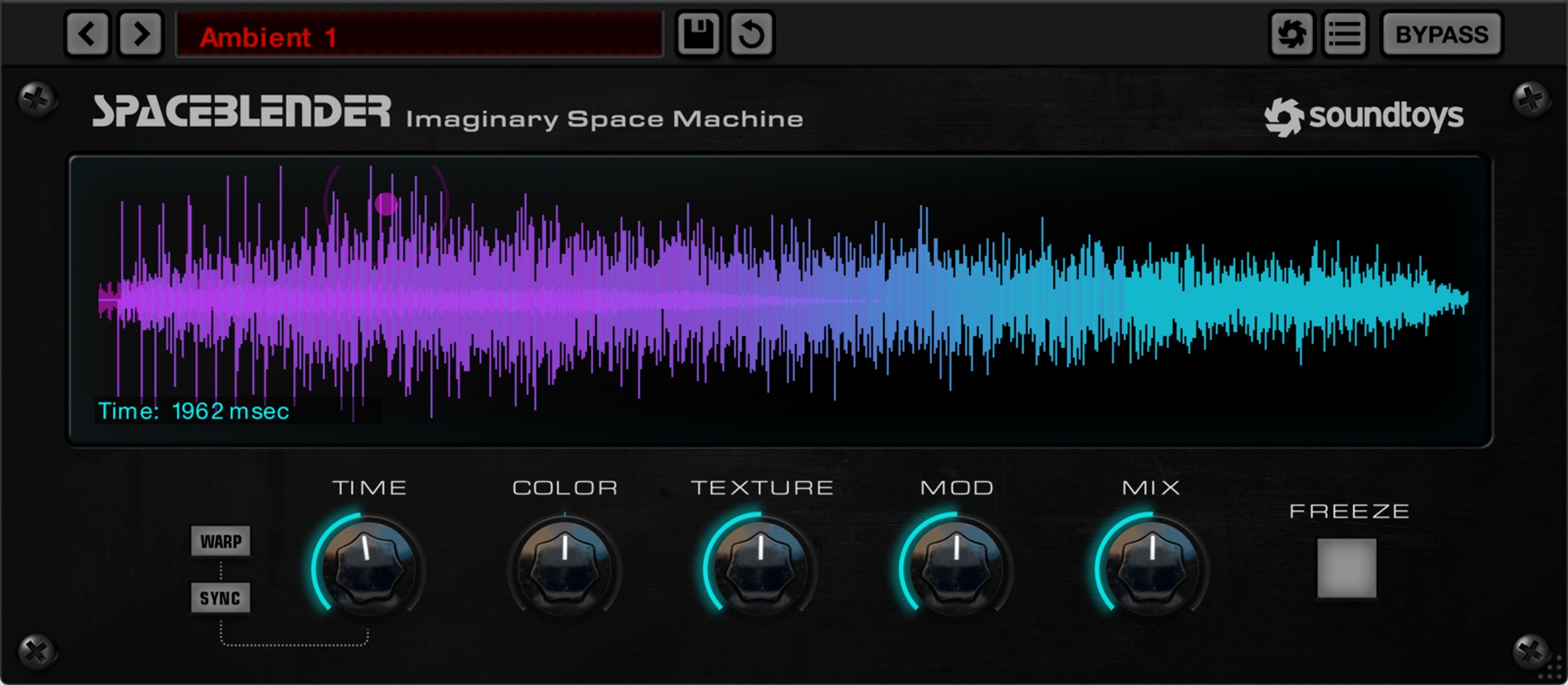 Soundtoys - SpaceBlender 5 Plugins & FX Software GUI Artwork