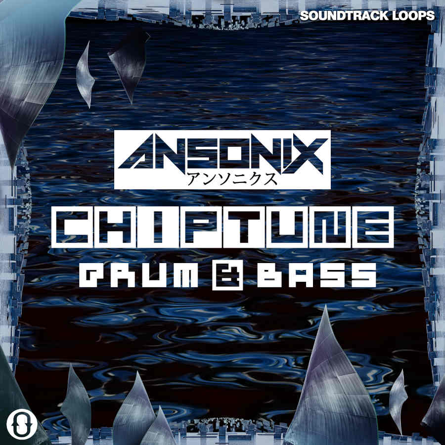Soundtrack Loops - Ansonix Chiptune Drum & Bass Sample Packs Software GUI Artwork