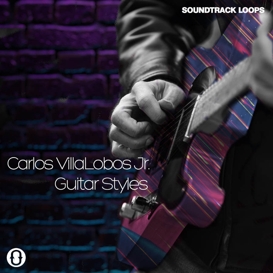 Soundtrack Loops - Carlos Villalobos Jr. Guitar Styles Sample Packs Software GUI Artwork