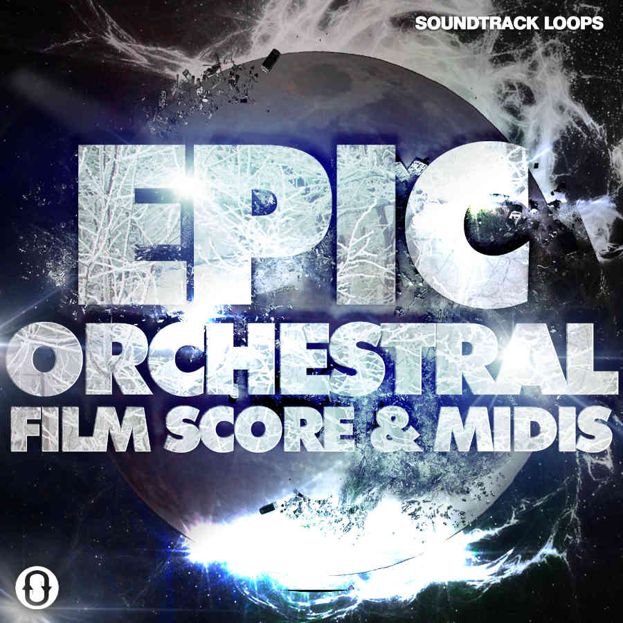 Soundtrack Loops - Epic Orchestral Film Score and MIDIs Sample Packs Software GUI Artwork