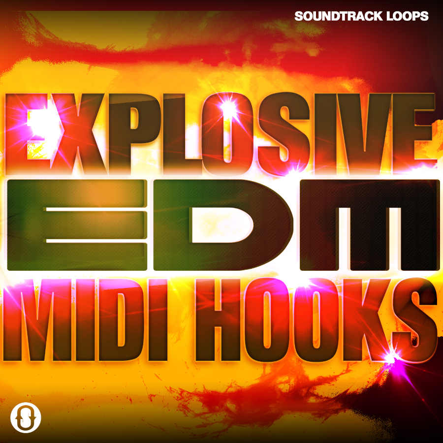 Soundtrack Loops - Explosive EDM Hooks Sample Packs Software GUI Artwork