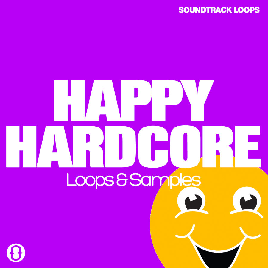 Soundtrack Loops - Happy Hardcore Sample Packs Software GUI Artwork