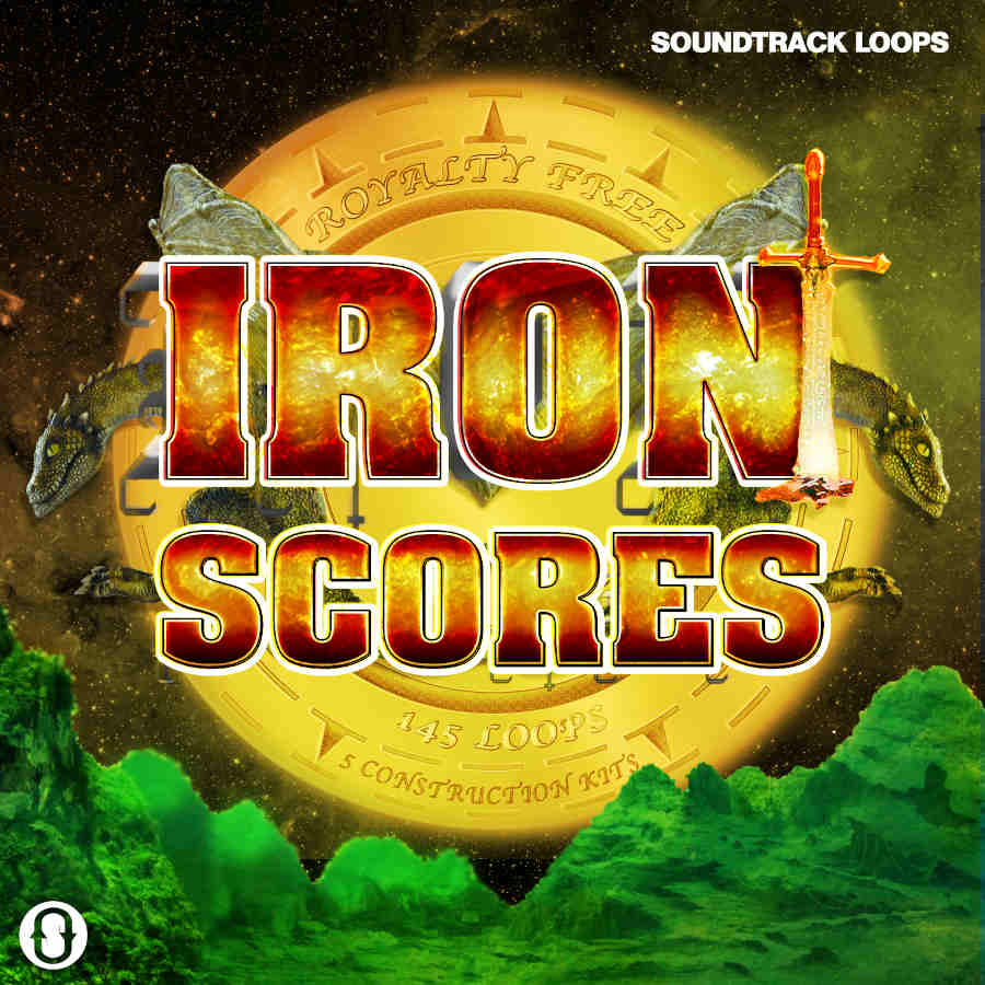 Soundtrack Loops - Iron Scores Sample Packs Software GUI Artwork