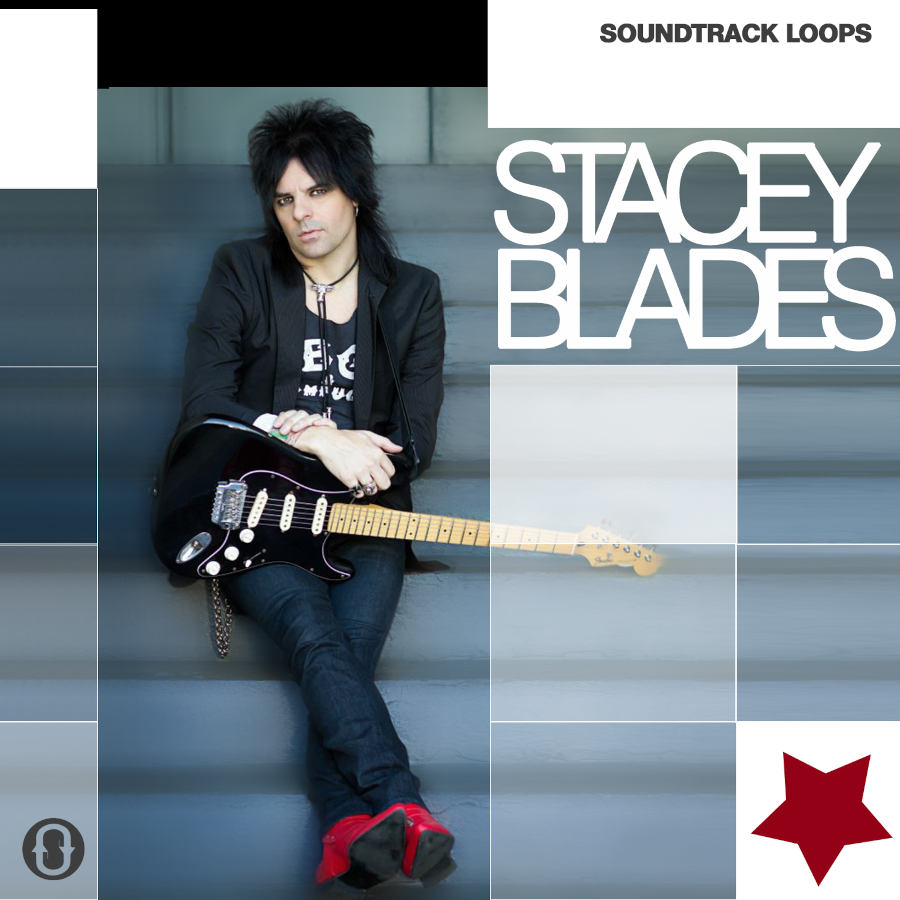 Soundtrack Loops - Stacey Blades Rock Sessions Sample Packs Software GUI Artwork