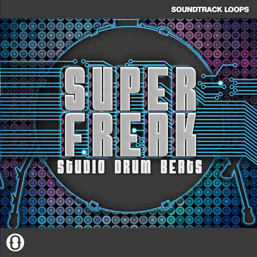 Soundtrack Loops - Super Freak Sample Packs Software GUI Artwork