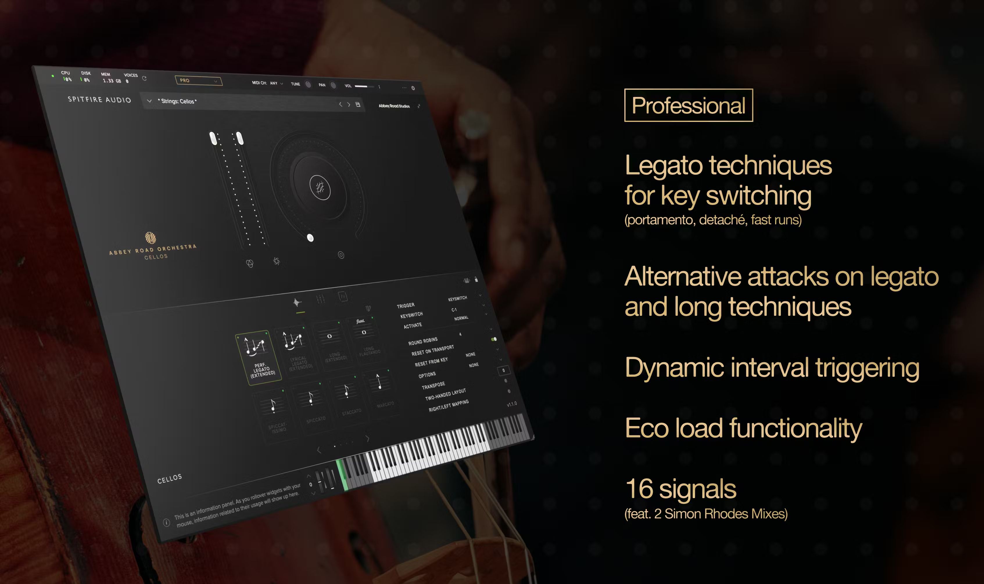 Spitfire Audio - Abbey Road Orchestra: Cellos Professional Screenshot 4