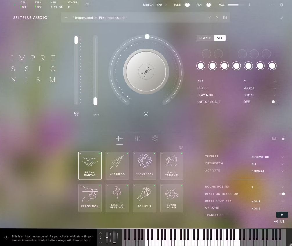Spitfire Audio - Impressionism Screenshot 2