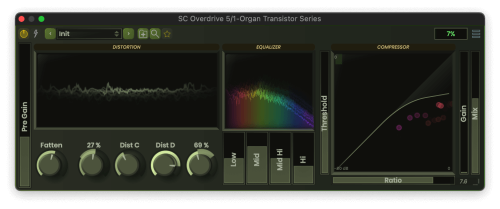Stagecraft Software - Overdrive 5 Plugins & FX Software GUI Artwork