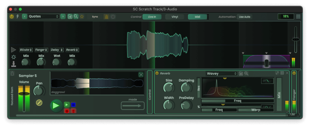 Stagecraft Software - Scratch Track Plugins & FX Software GUI Artwork