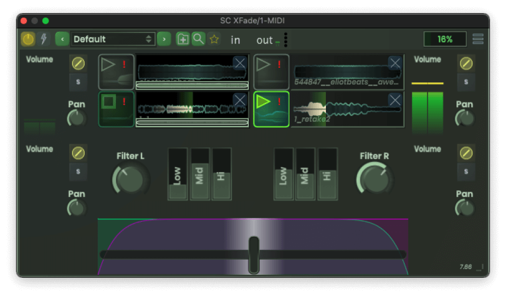 Stagecraft Software - XFade Plugins & FX Software GUI Artwork
