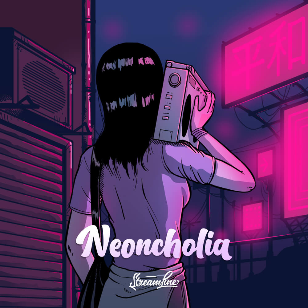 Streamline Samples - Neoncholia Sample Packs Software GUI Artwork