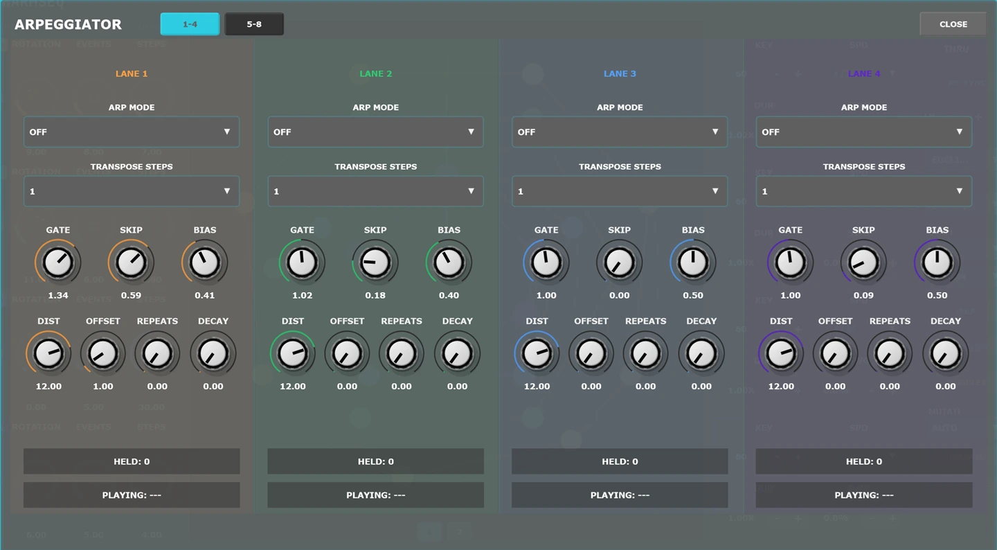 Swarm Audio DSP - SwarmSeq Screenshot 2