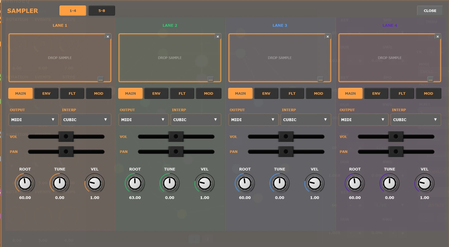 Swarm Audio DSP - SwarmSeq Screenshot 5