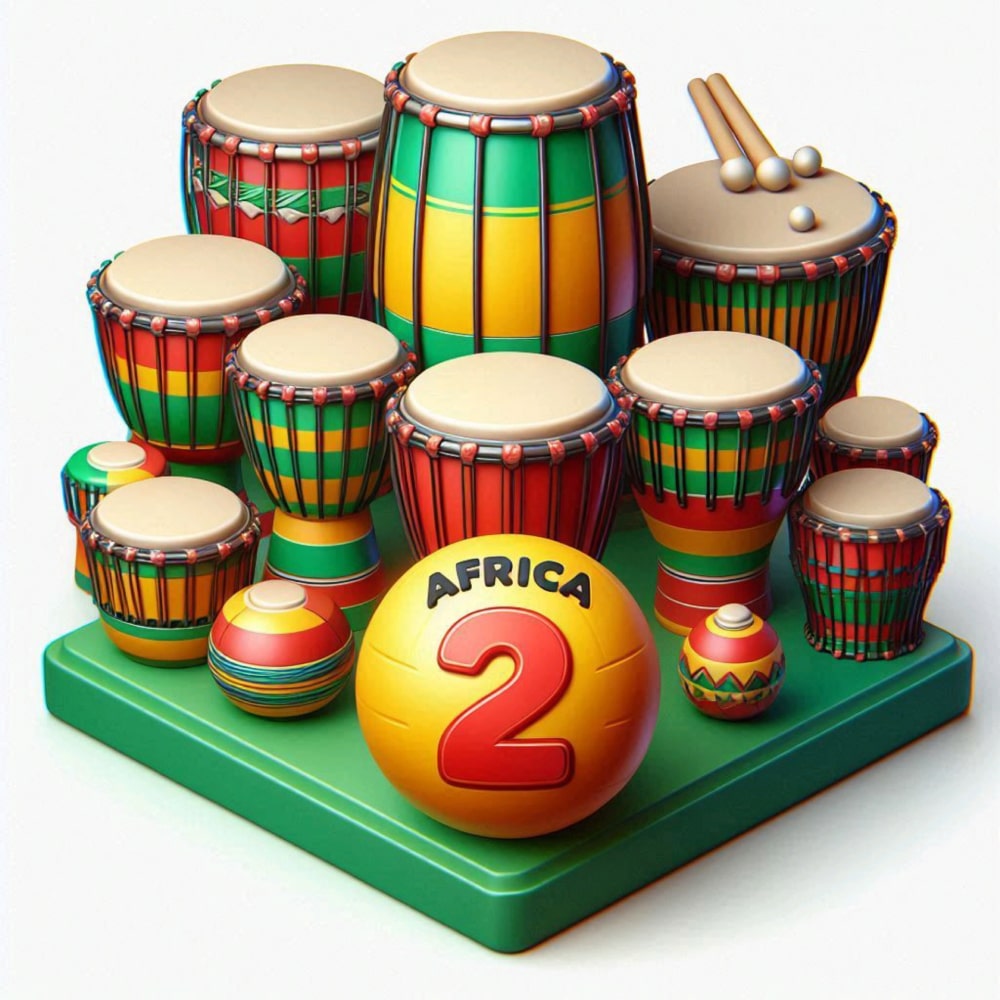 T2KT Records - Africa 2 Sample Packs Software GUI Artwork
