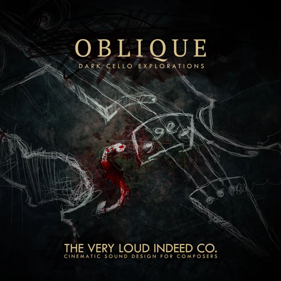 The Very Loud Indeed Co - Oblique: Dark Cello Explorations Kontakt Instruments Software GUI Artwork