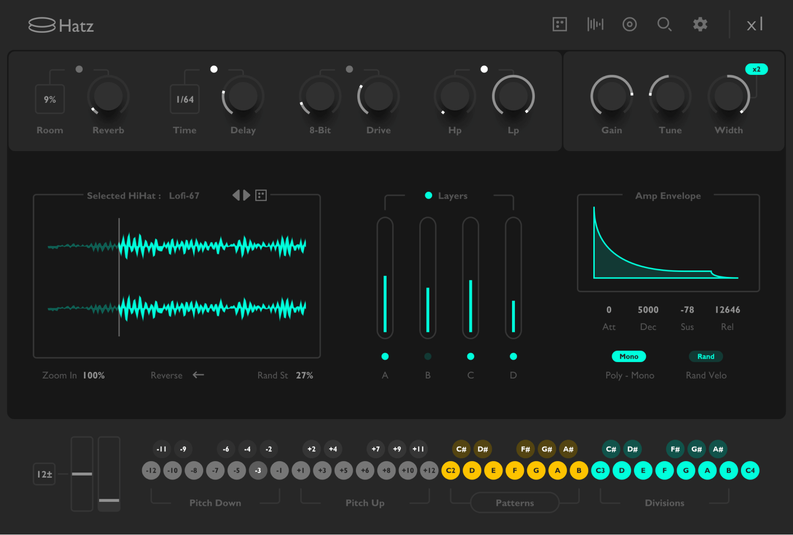 Thenatan - Hatz Plugins & FX Software GUI Artwork