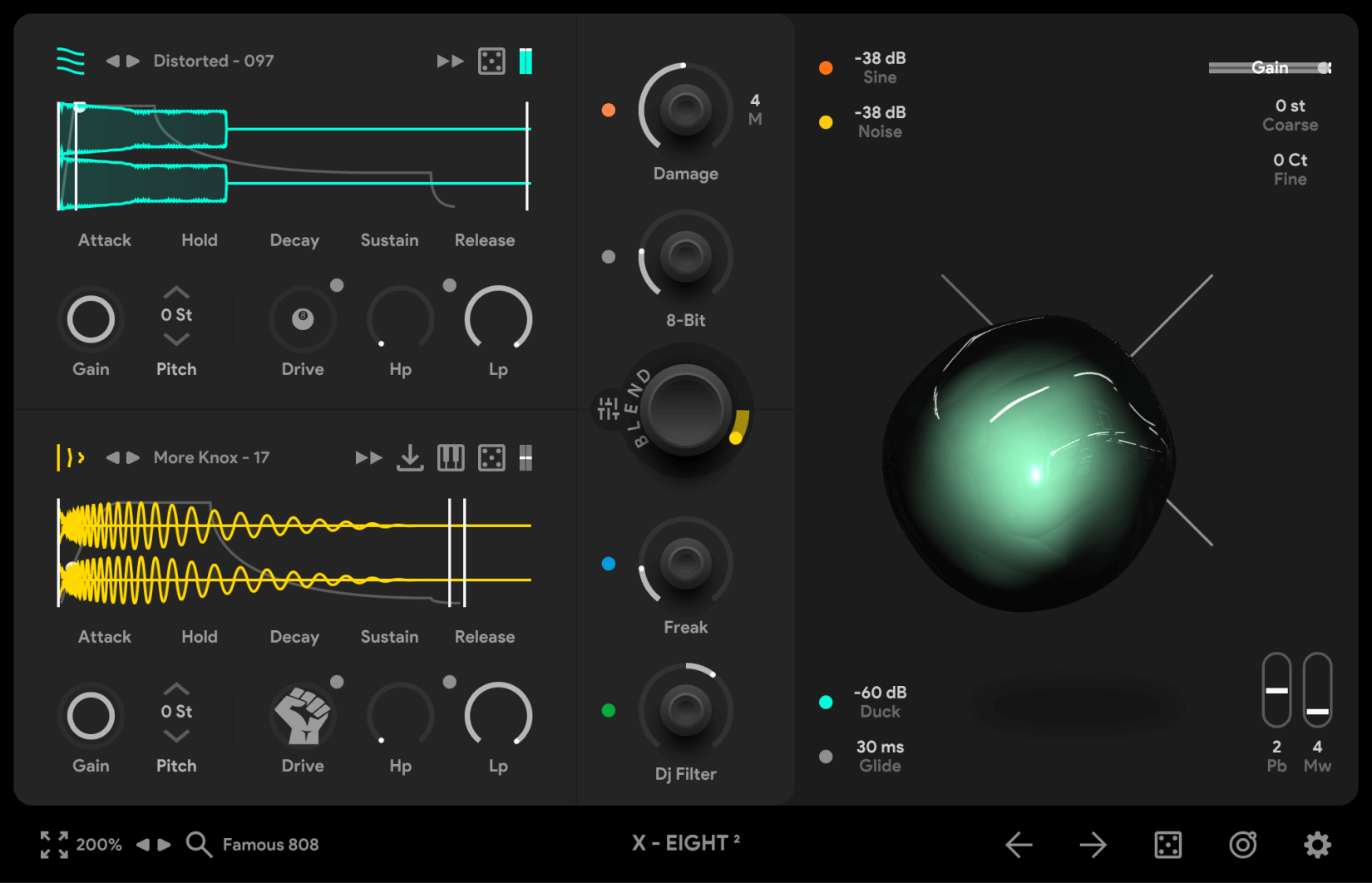 Thenatan - X-Eight 2 Plugins & FX Software GUI Artwork