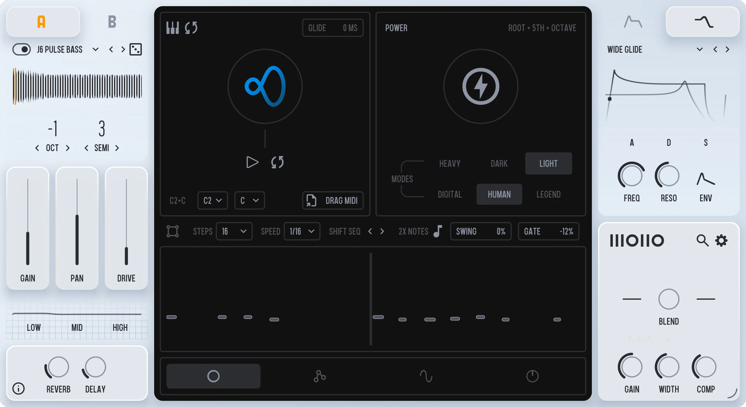 Thenatan - MONO Plugins & FX Software GUI Artwork