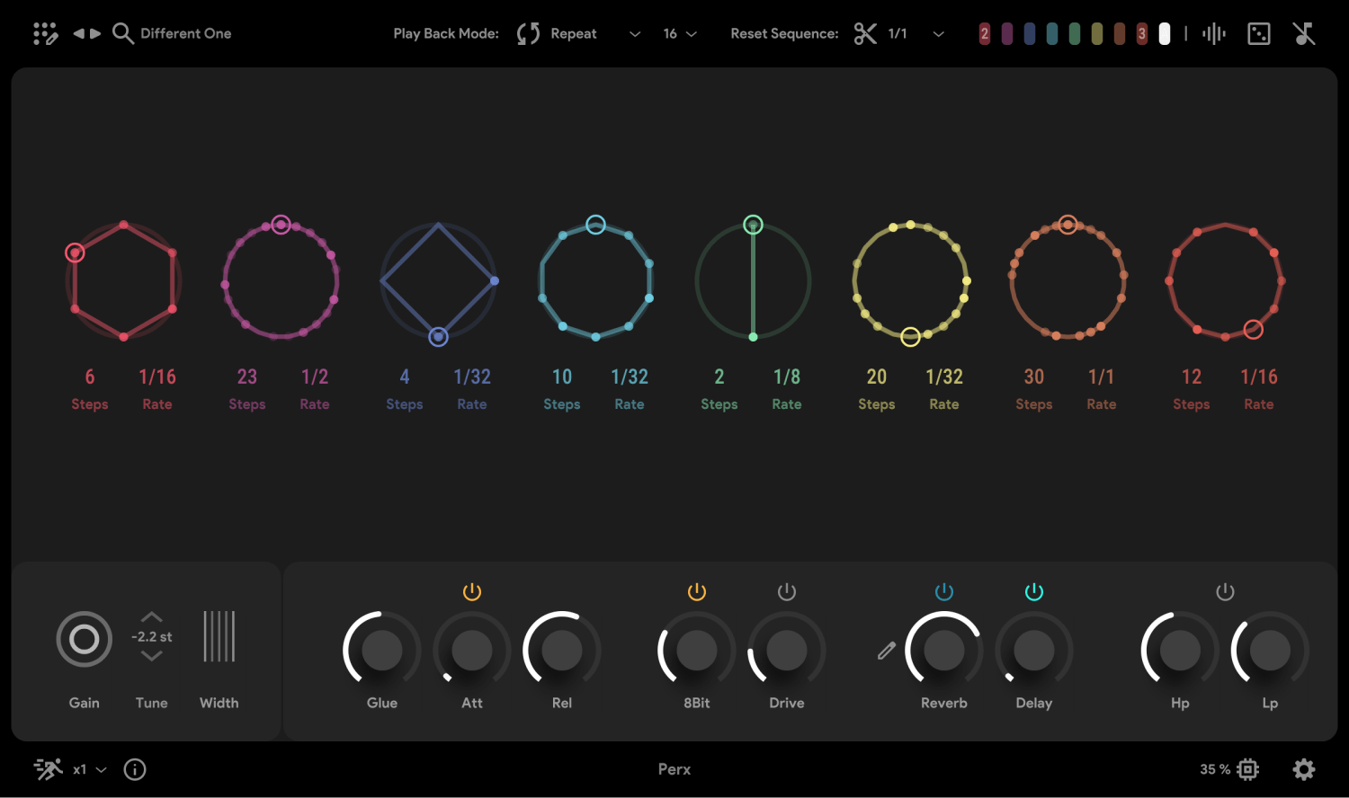 Thenatan - Perx Plugins & FX Software GUI Artwork
