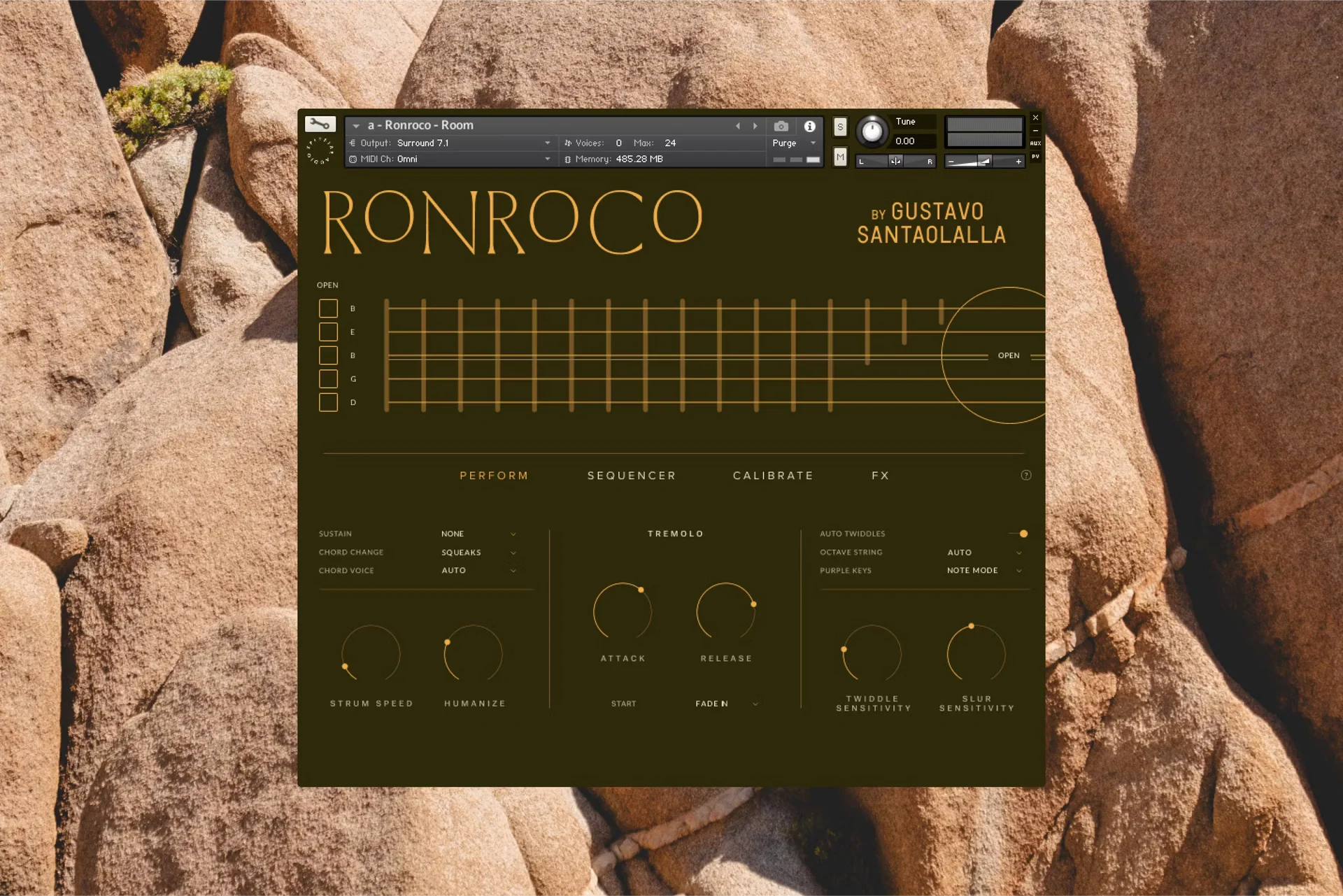 Spitfire Audio - Ronroco by Gustavo Santaolalla Screenshot 2
