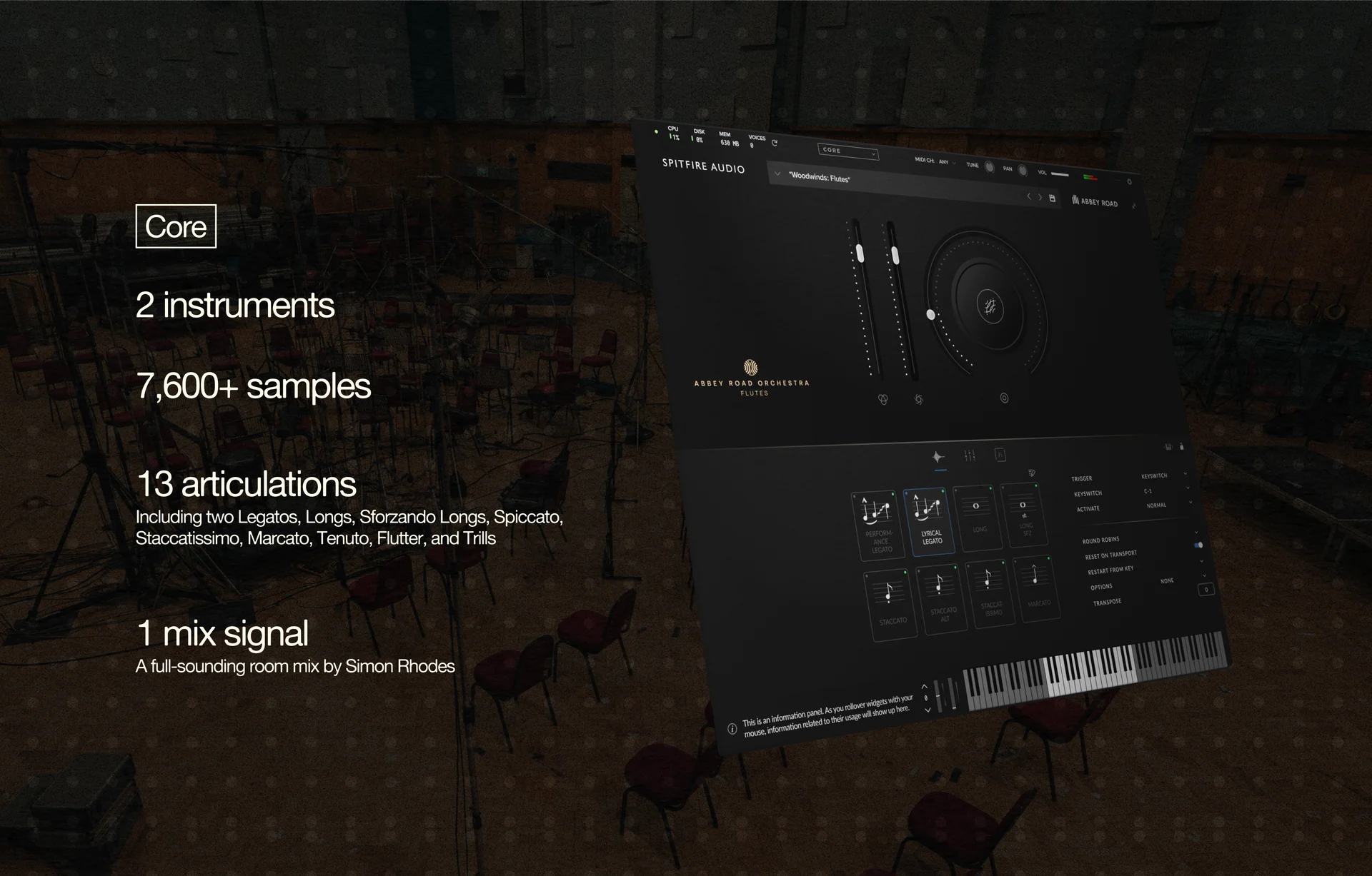 Spitfire Audio - Abbey Road Orchestra Flutes Core Screenshot 2