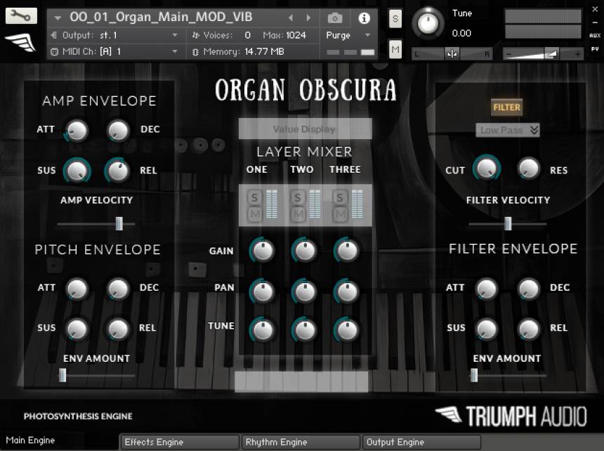 Triumph Audio - Organ Obscura Screenshot 2