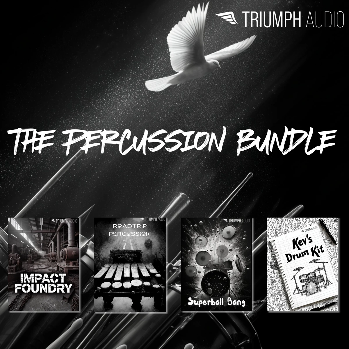 Triumph Audio - The Percussion Bundle Kontakt Instruments Software GUI Artwork