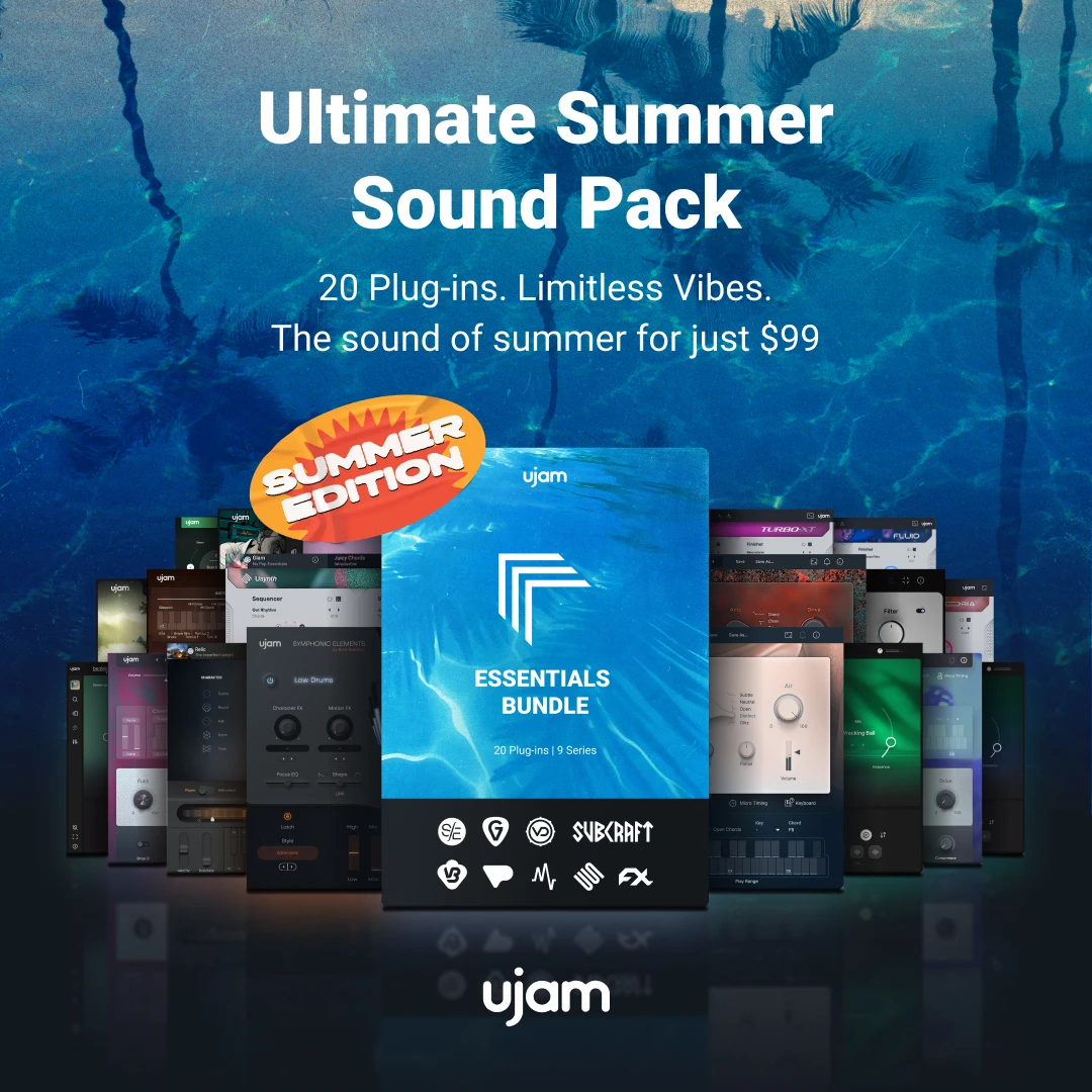 ujam - UJAM Essential Bundle Plugins & FX Software GUI Artwork