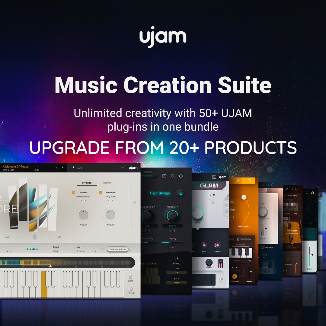 ujam - Music Creation Suite Upgrade 20+ Plugins & FX Software GUI Artwork