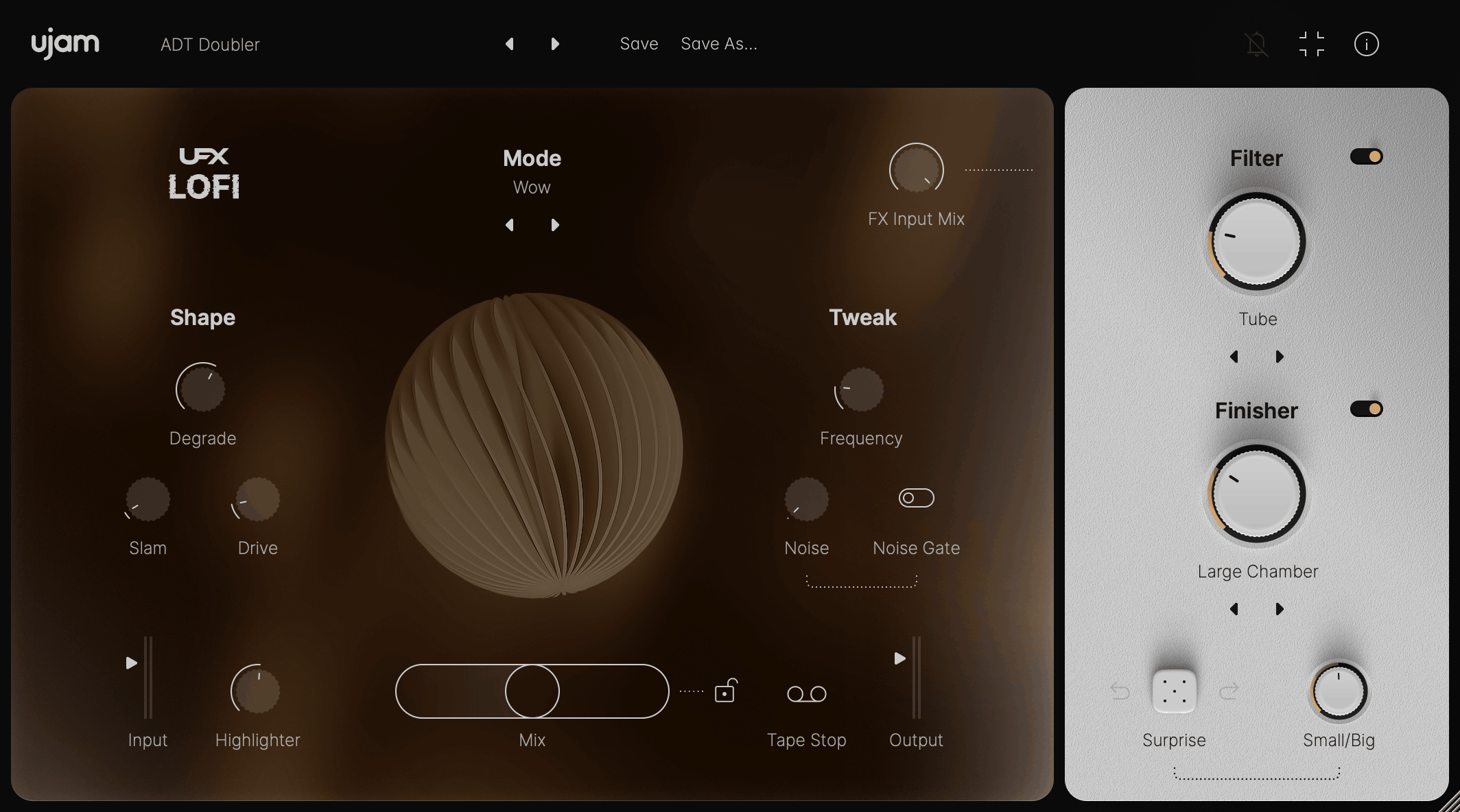 ujam - UFX Lofi Plugins & FX Software GUI Artwork