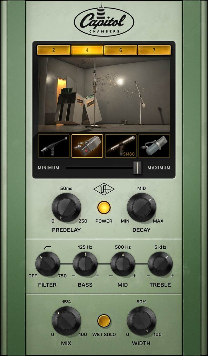 Universal Audio - Capitol Chambers Plugins & FX Software GUI Artwork