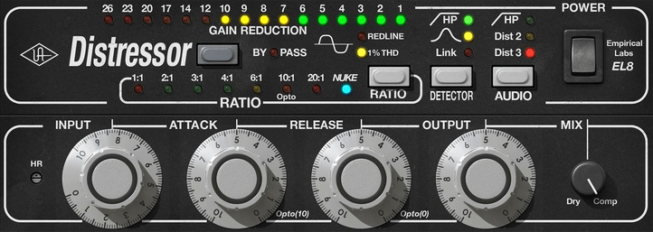 Universal Audio - Empirical Labs Distressor Plugins & FX Software GUI Artwork