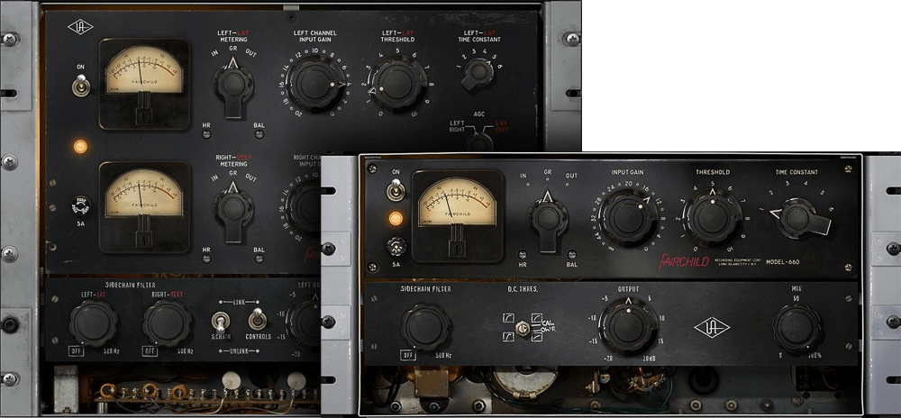Universal Audio - Fairchild Tube Limiter Collection Plugins & FX Software GUI Artwork