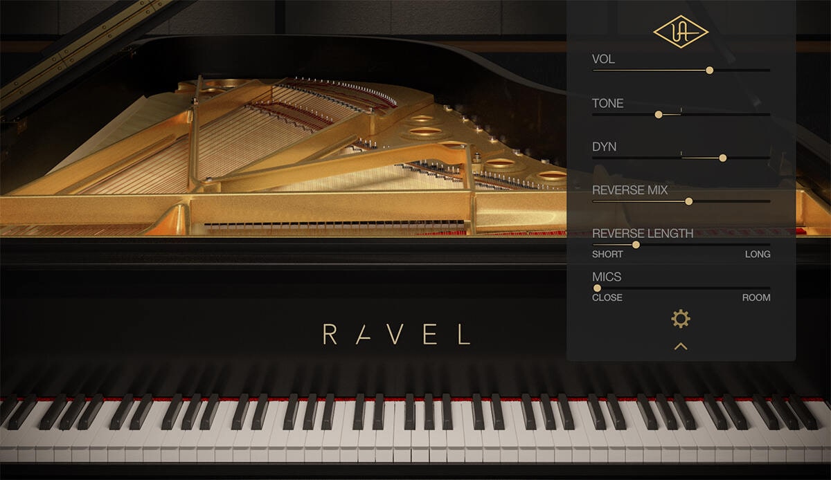 Universal Audio - Ravel Grand Piano Plugins & FX Software GUI Artwork